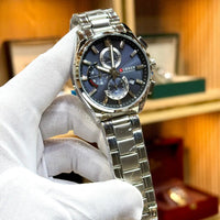 CURREN Original Quartz Chronograph Men's Watch with Stainless Steel Strap